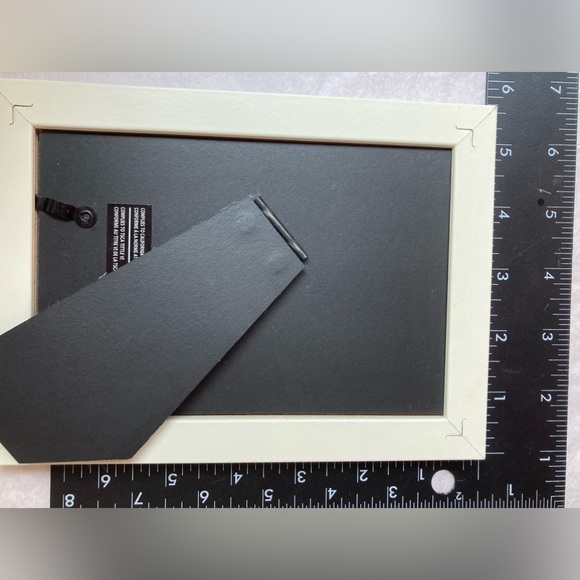 Handmade Needlepoint FUCK OFF White wood and glass frame over black cloth New! - Picture 4 of 5